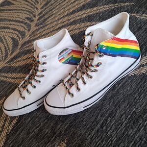 Converse Unisex Chuck Taylor All Star High Pride Shoes Mens 10.5 Womens 12.5 NEW